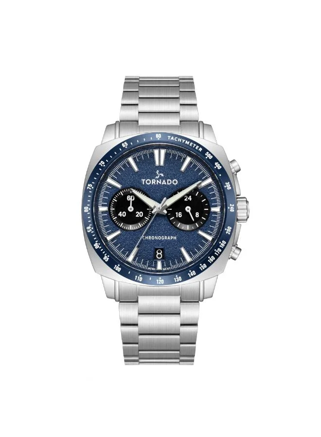 تورنيدو Men's stainless steel Chronograph Watch T25104S-SBSN-N - 42mm